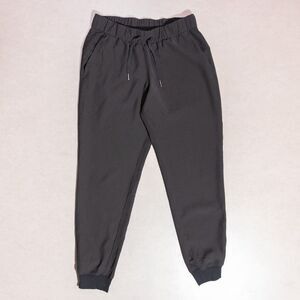 Lululemon On The Fly Jogger Pants Women's Size 8 Black Pockets Drawstring Gym